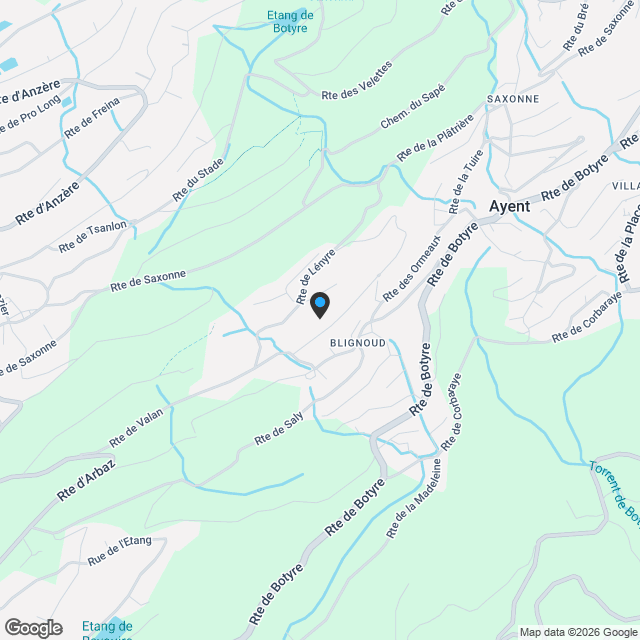 Etheria - 20 appartements - Blignou (Ayent) - Karte