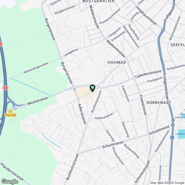 Aussergewöhnlicher Wohnkomfort vereint mit bevorzugter Lage - Karte