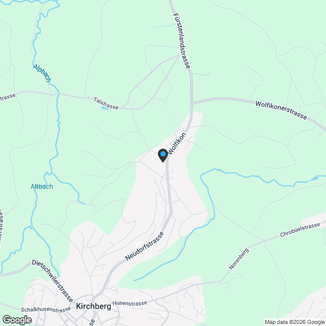 Jetzt Rohbau besichtigen! C 5.5 Zimmer Familienhaus I WOLFIKON95 - ihr nachhaltiges Zuhause - Karte