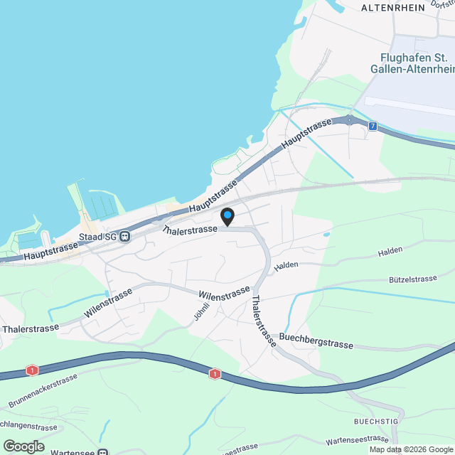 Ihr Traumhaus mit Seesicht in Staad SG - Karte