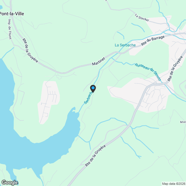 Villa individuelle neuve de 5.5 pièces proche du Lac de La Gruyère - Karte