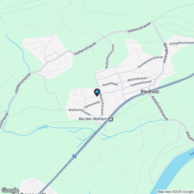 41/2-Zimmerwohnung 112 am, in Riedholz sofort zu verkaufen - Karte