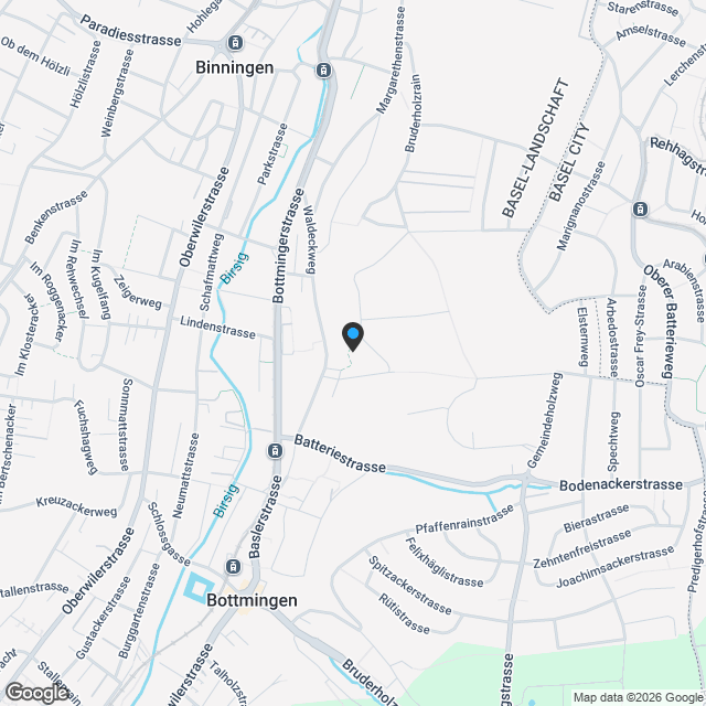 Exklusive, ruhige und moderne Geschosswohnung mit romantischem Balkon und Waldsicht - W7 - Karte