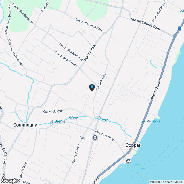 Villa d'Exception à Coppet - Karte