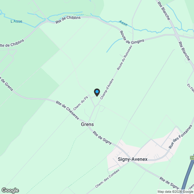 Promotion de 3 belles villas situées à 3 mn de Nyon - Villa 1 - Permis en force - Karte