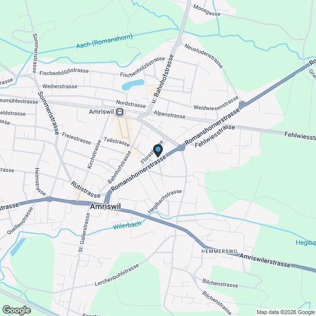 Modernes Attikawohnen: Grosszügige 4.5-Zimmer-Wohnung im Herzen von Amriswil - Karte