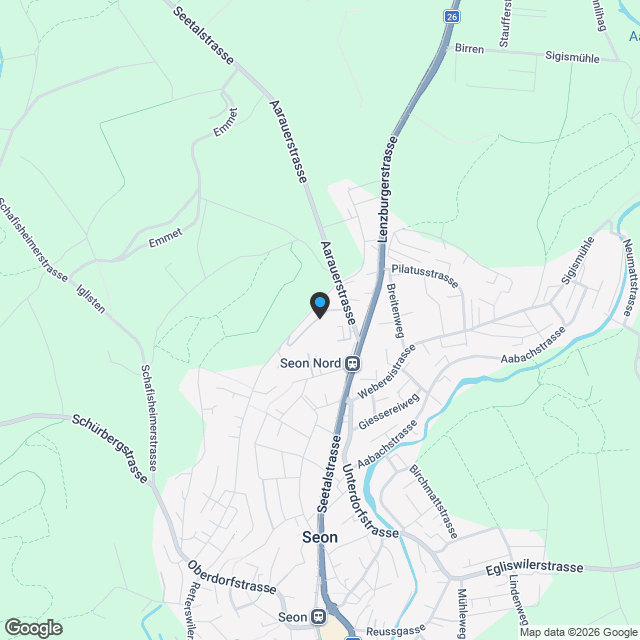 Neubauprojekt Schönbühl (DEFH A1) - Karte