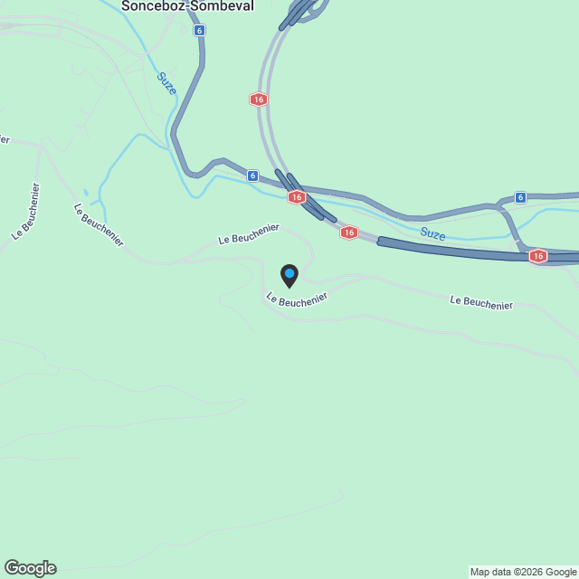 Bellevue Sonceboz - Lot W4 - Karte