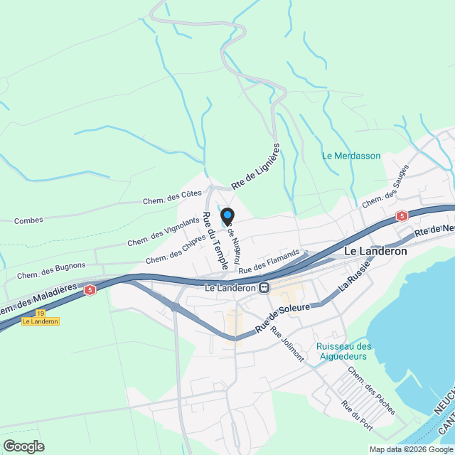 Superbe 3.5 pièces lumineux à découvrir à 25 minutes de Bienne - Karte