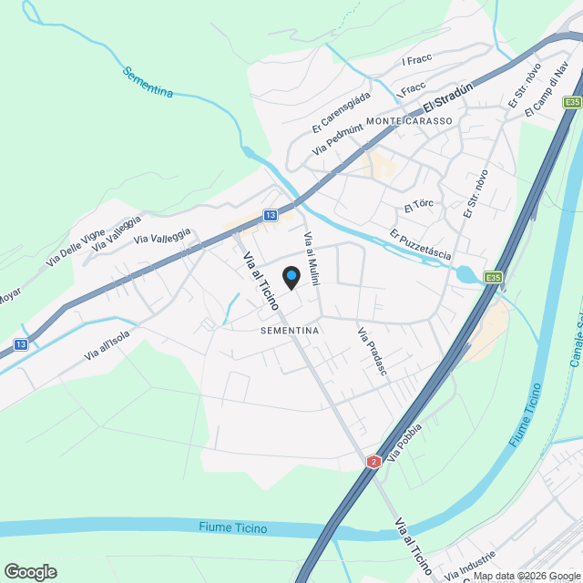 APPARTAMENTO CON GIARDINO 4.5 LOCALI IN ZONA TRANQUILLA - Karte