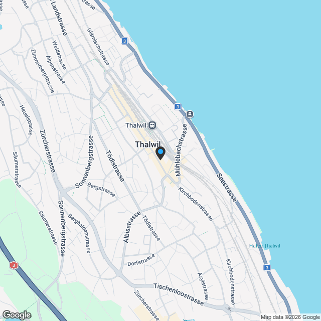 3.5-Zimmer-Dachwohnung mit Seesicht - Karte