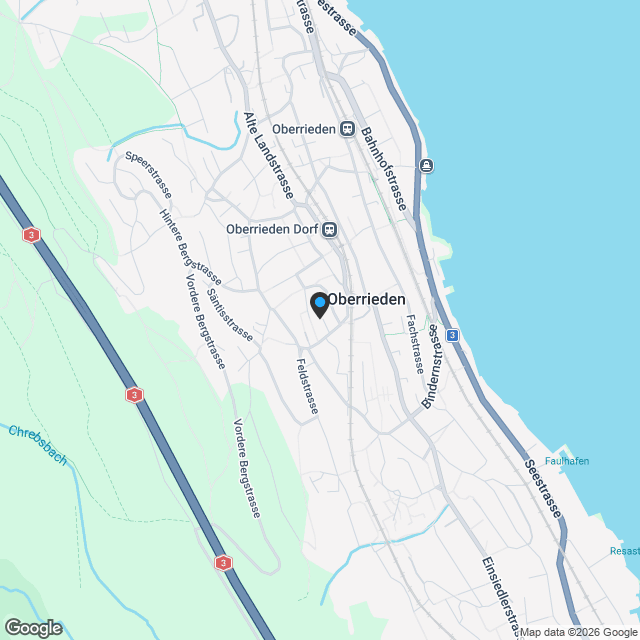 ICONIC Nox: Luxuriöse Neubauresidenz mit Seesicht in Oberrieden - Karte