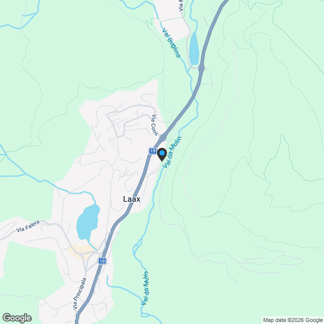 Neubauprojekt Via Valetta Laax  Design. Lage. Wohnqualität. - Karte