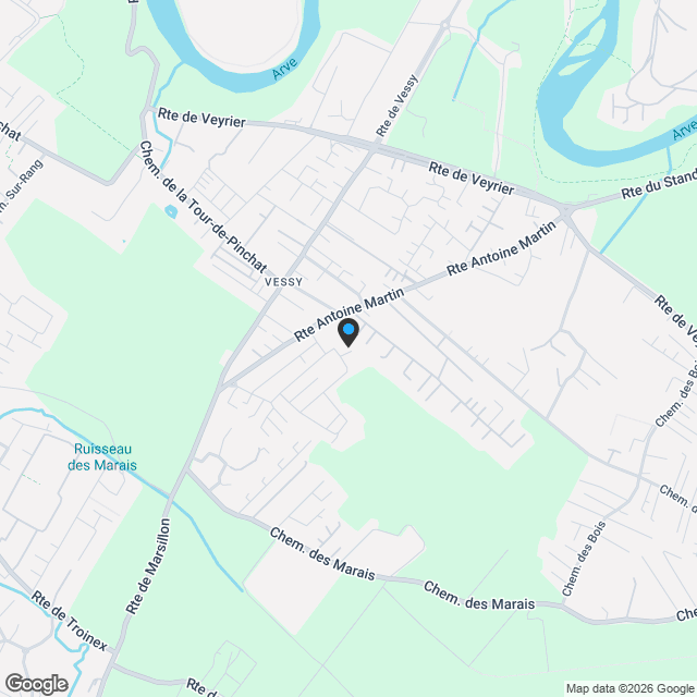 Villa "EPURE - F"  -  THPE Minergie-P et autorisation en force ! - Karte