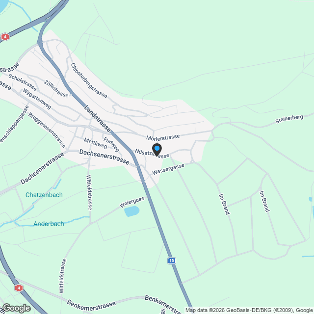 Mit Morgensonne in der 4.5-Zimmer-Gartenwohnung in den Tag starten - Karte