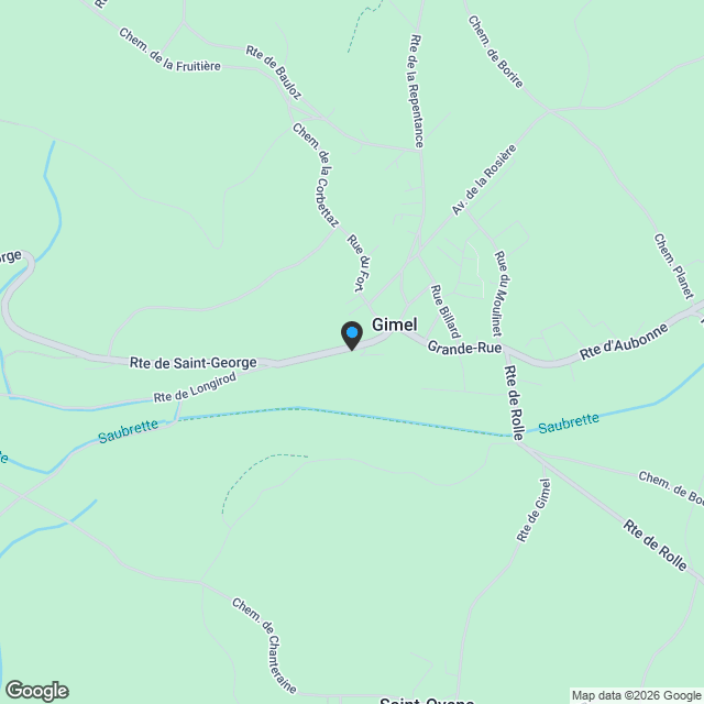 Villa individuelle 5.5 pièces à St-George - Karte