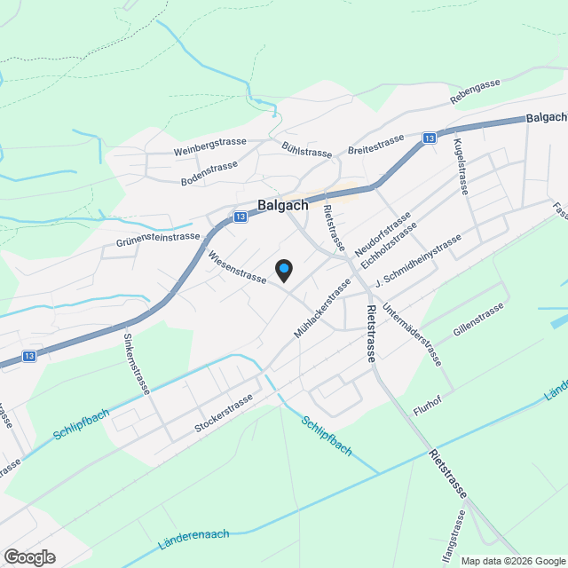 Neubauwohnung in ruhigem Wohnquartier - Karte