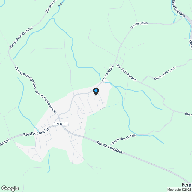 Praz Melley - Ependes - Lot B3 - Karte