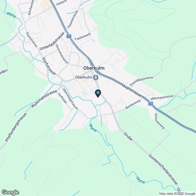 Exklusives 6.5-Zimmer Neubau-Doppeleinfamilienhaus C.1 in Oberkulm AG - Karte