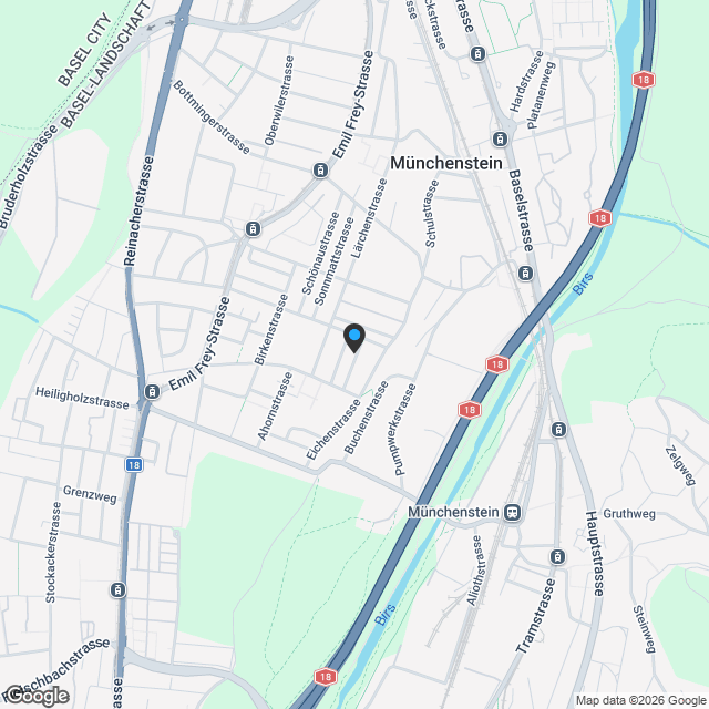 Renditeobjekt in Münchenstein – Modern saniertes EFH - Karte