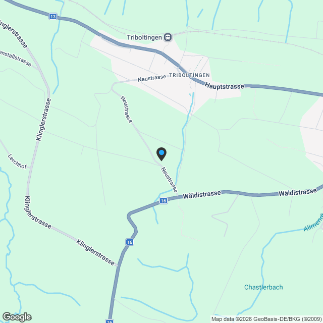 Exklusive Architekturhäuser in Triboltingen/Ermatingen - Karte