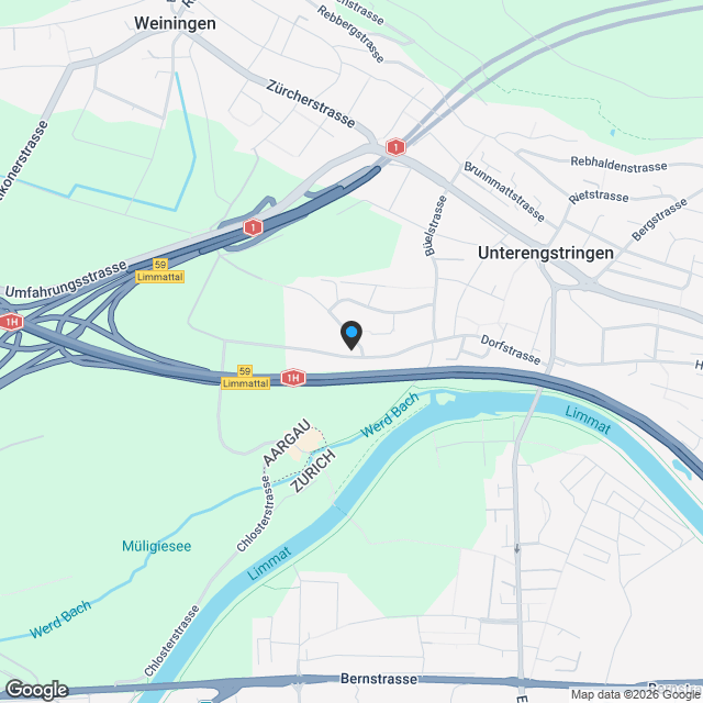 Moderne 3.5-Zimmer-Duplex-Wohnung in Fahrweid - Neubau 2024 - Karte