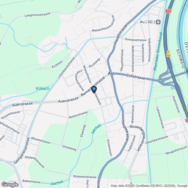 Wohnen mit Ausblick  - Überbauung Emseren, Au - Karte