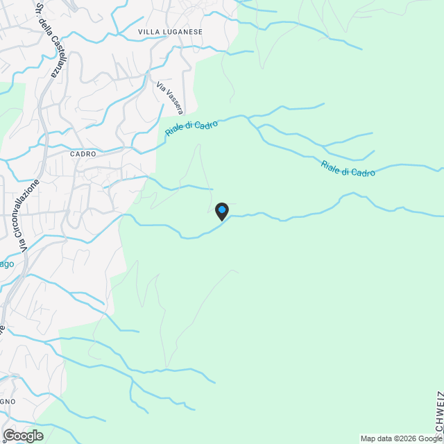 Casa con giardino a Cadro - Karte