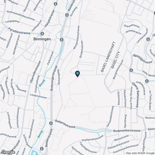 Helle und grösszügige 2.5-Zimmer-Wohnung mit Weitsicht und Garten mit 63qm - W2 - Karte