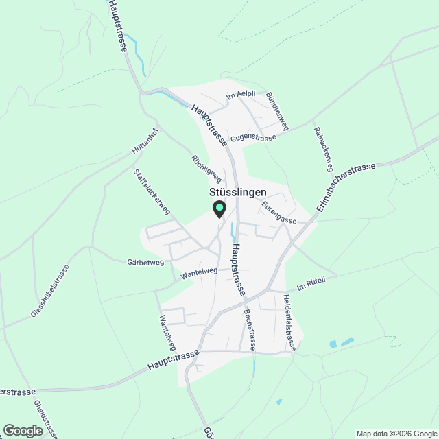 Diverse Neubau 3½-Zimmer-Dachwohnungen in Stüsslingen - Karte