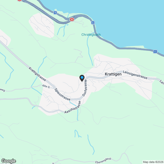 KRATTIGEN PLUS - Neubau 6.5-Zimmer Doppel-Einfamilienhäuser mit 24 Monaten Einstiegsvorteil - Karte