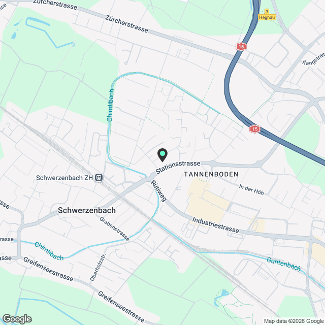 Modern 3-Room Apartment with Stunning Views in New Volketswil Development - Karte