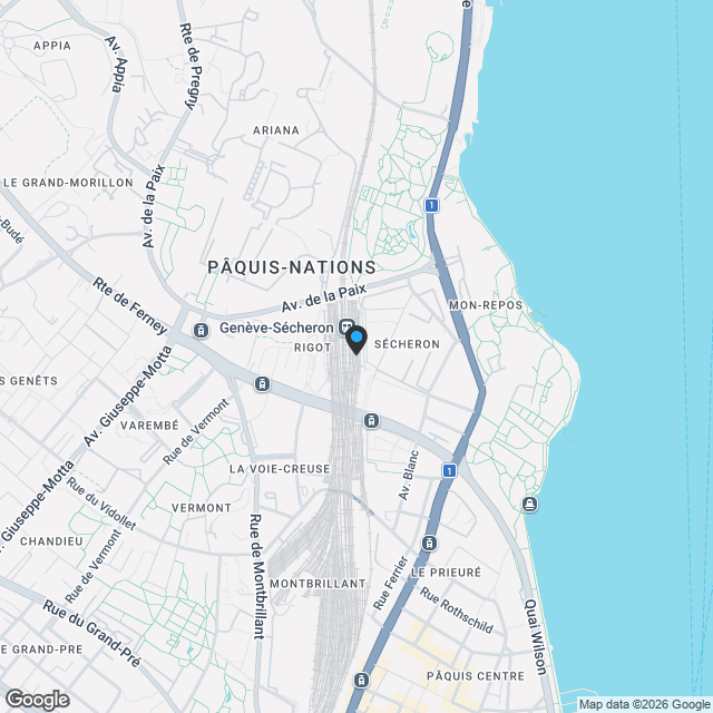 Appartement contemporain avec rooftop et jardin privé. - Karte