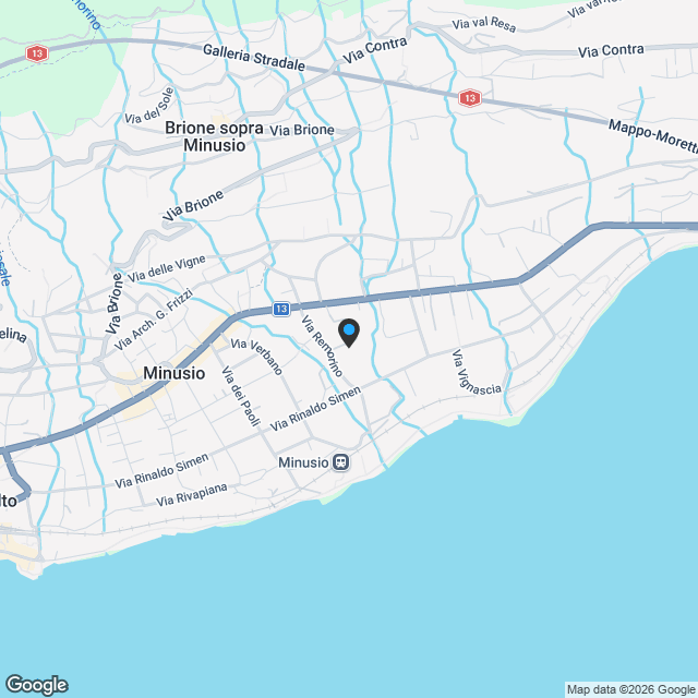 Appartamento di 3.5 locali con vista panoramica a Minusio - Karte