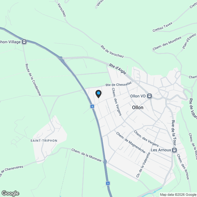 Ollon - Villas les Coquelicots - Nouvelle promotion - 4.5 pièces - 5A - Karte