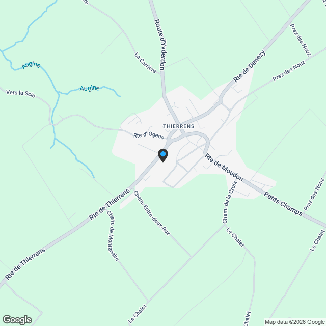 Nouvelle promotion à Thierrens - Villas familiales 5.5p avec jardin - Karte