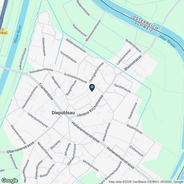 Modern wohnen in Diepoldsau - entdecken Sie schmitterpark.ch - Karte