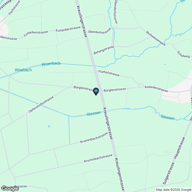 5.5-Zimmer-Dachwohnung in Opfershofen TG - Karte