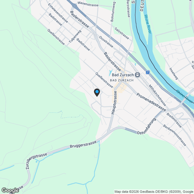 Ihr neues Zuhause im familienfreundlichen Bad Zurzach - Karte