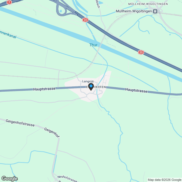 "Wohnen in Eschikofen" - attraktive 4.5 Zimmer-Neubau-Wohnung Dachgeschoss mit Estrich - Karte