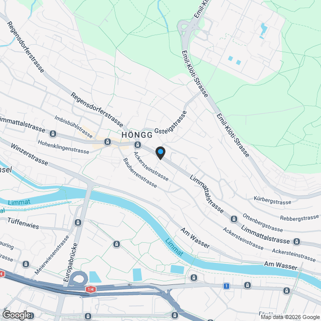 2 TAGE DER OFFENEN TÜRE !! CHARMANTE 2.5-ZIMMER ATTIKAWOHNUNG - 4 TERRASSEN – ZENRTAL IN HÖNGG - Karte