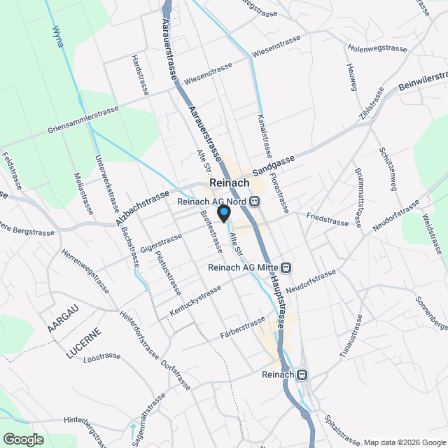 Exklusive 4.5-Zimmer-Neubauwohnung im 1.OG - sonnig, modern, zentral - Karte