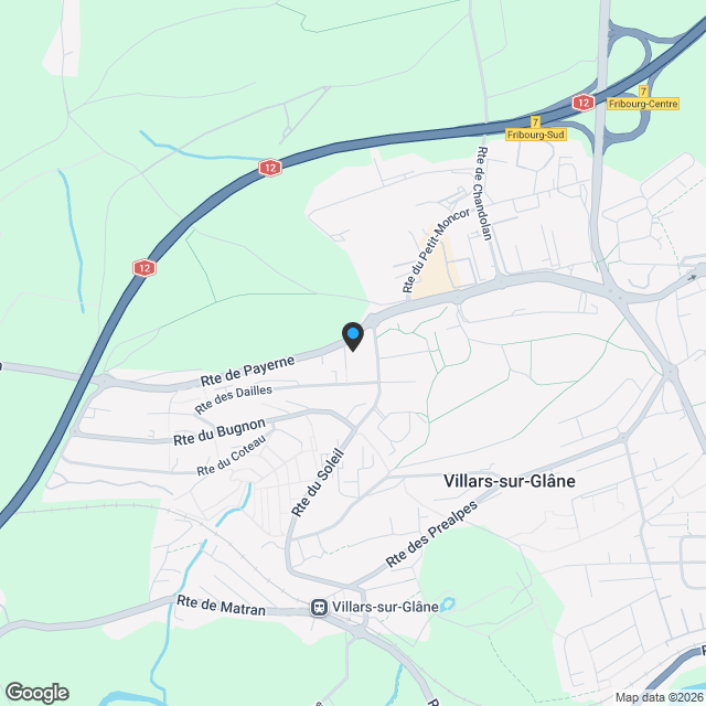 Villas Séléné - villas contemporaines de standing à Villars-sur-Glâne - Karte
