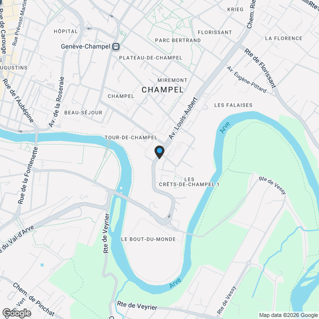 NEUF ATTIQUE en DUPLEX 6.5 PCS CHAMPEL - Karte