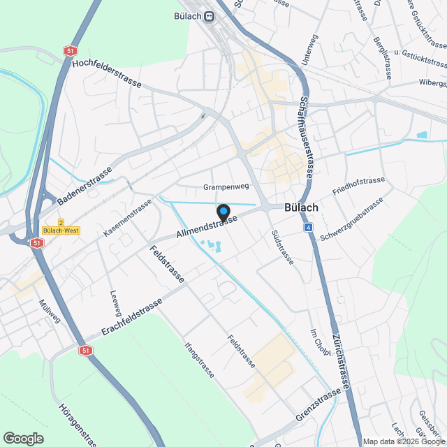 Exklusive Neubauwohnungen in Bülach – modern, hochwertig & nachhaltig - Karte