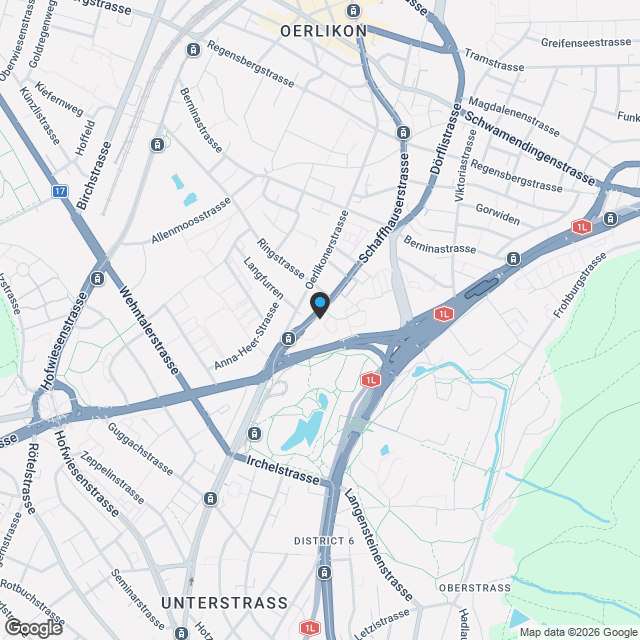 IrcheLiving - Höchste Wohnqualität mitten in Zürich - Karte