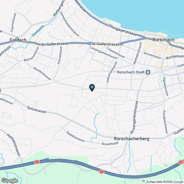 Wohnen im Park - Fünf luxuriöse Eigentumswohnungen in Goldach - Karte