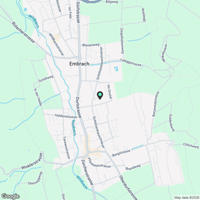 Helle 3.5-Zimmer Gartenwohnung mit 2 Sitzplätzen in Embrach - Karte