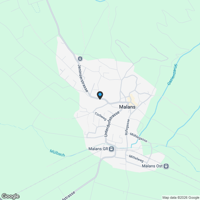 Exklusive 5.5 Zimmer-Wohnung im Weindorf Malans GR - Karte