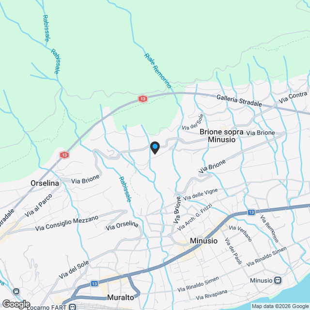 ESCLUSIVO APPARTAMENTO 4.5 LOCALI - BRIONE SOPRA MINUSIO - Karte